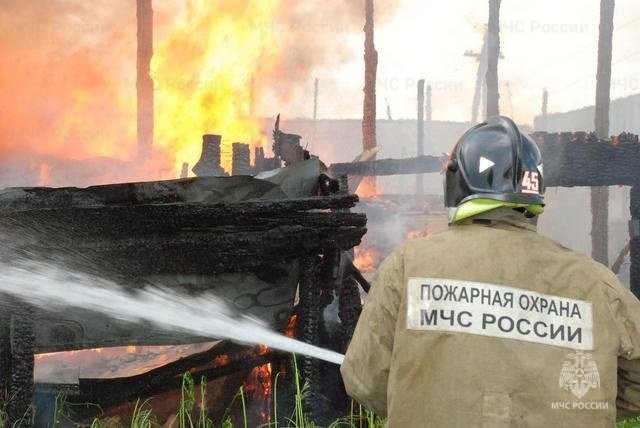 Реагирование подразделений пожарной охраны на пожар в Альменевском муниципальном округе (итог)